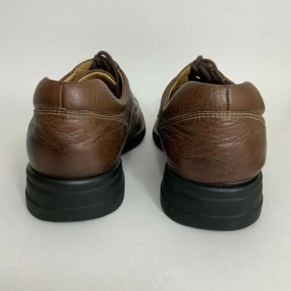 Johnston & Murphy brown sheepskin